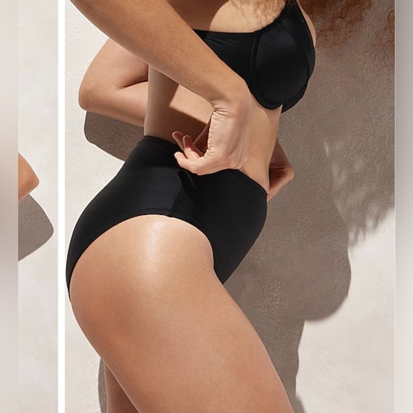 J. Crew Womens High-Rise Full-Coverage Bikini Bottom Radiant Fuchsia Size XS NWT - Picture 3 of 7